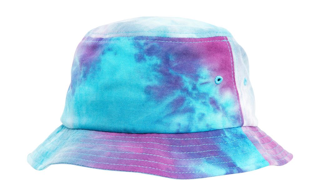 Bob Flexfit Festival Print Bucket Hat purple turquoise