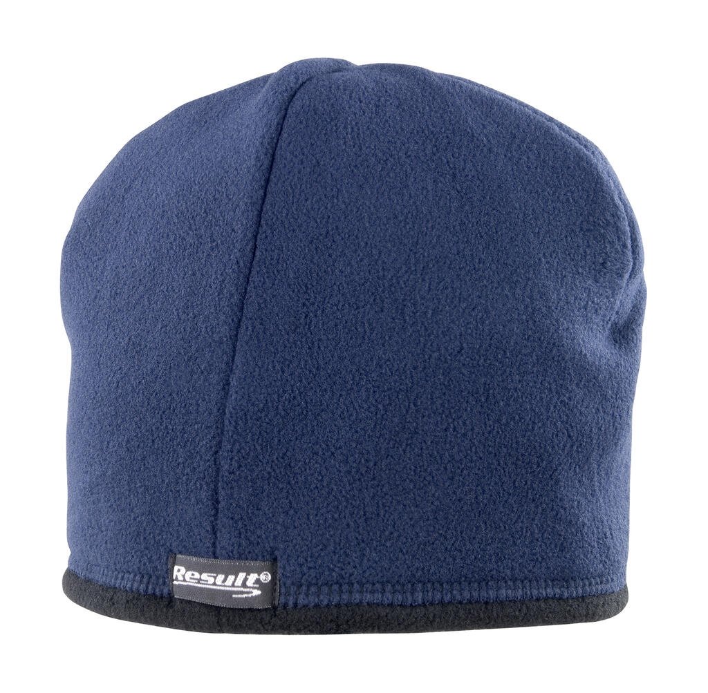 Result Winter Essentials Performance Double Micro Reversible Bob Hat marine / noir