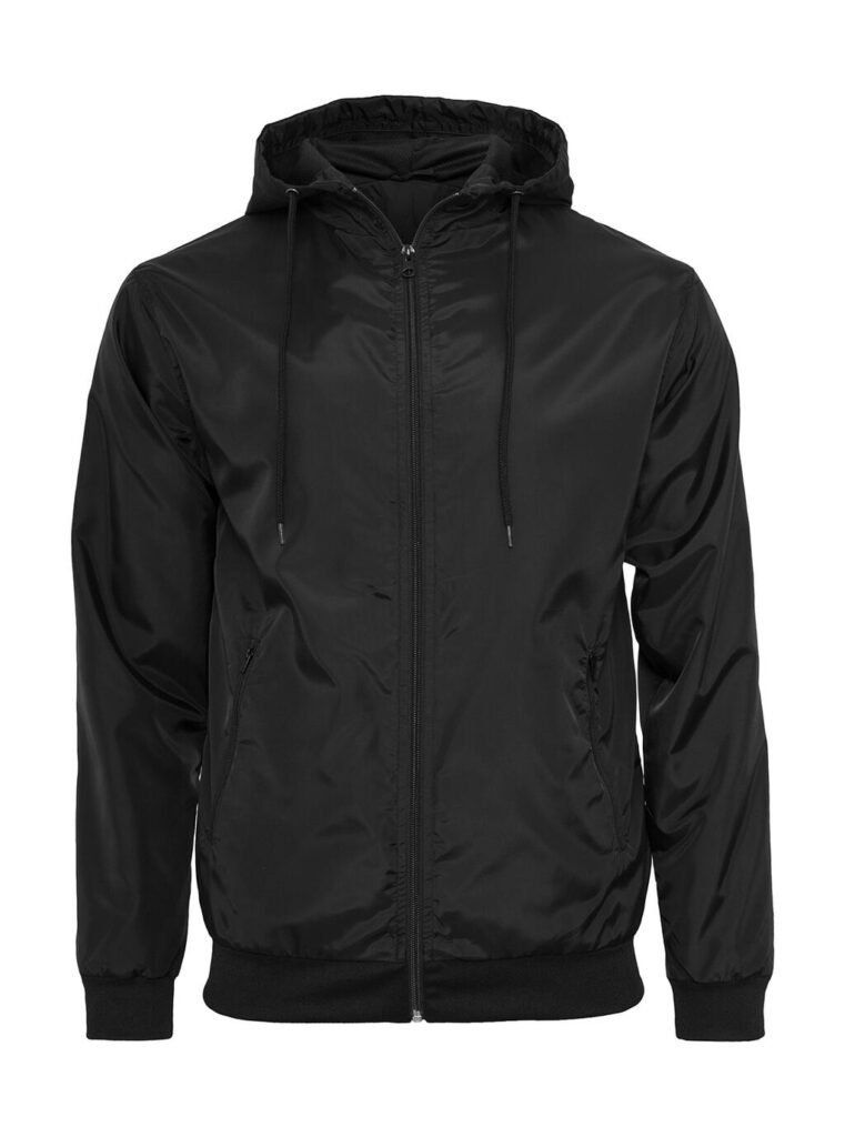 Veste Build Your Brand Windrunner noir / noir