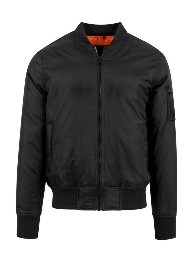 Veste Build Your Brand Bomber noir