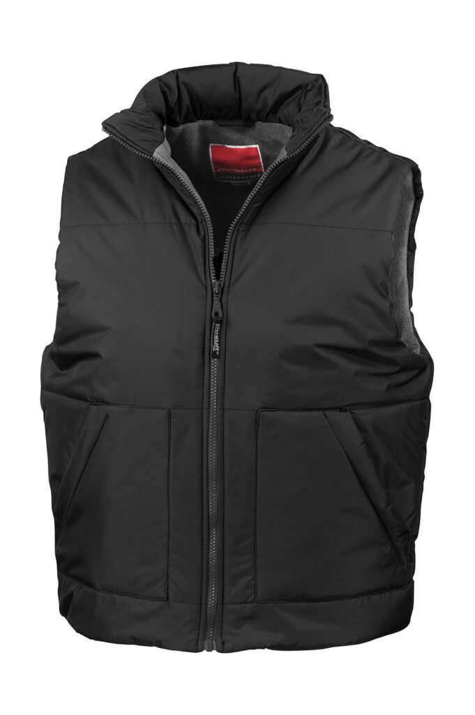 Veste Result Fleece Lined Bodywarmer noir