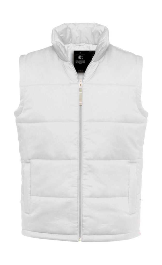 Veste B&C Outerwear Bodywarmer blanc