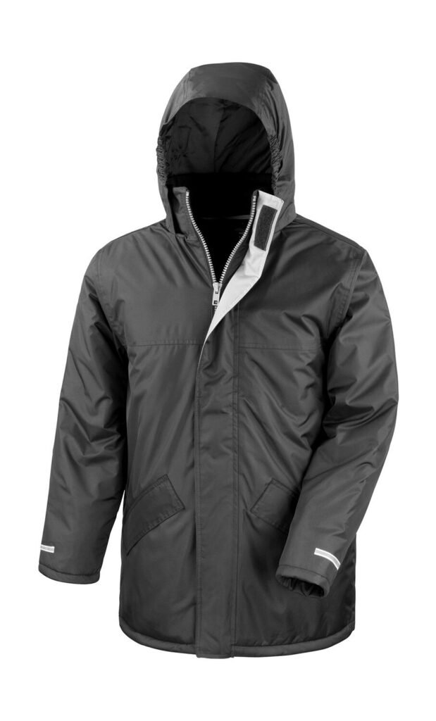 Veste imperméable Result Core Junior Channel Parka noir