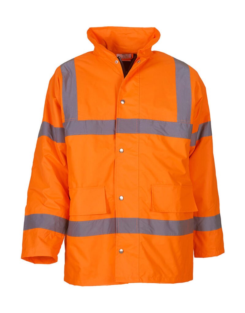 Veste haute visibilité Yoko Fluo Classic Motorway orange fluo