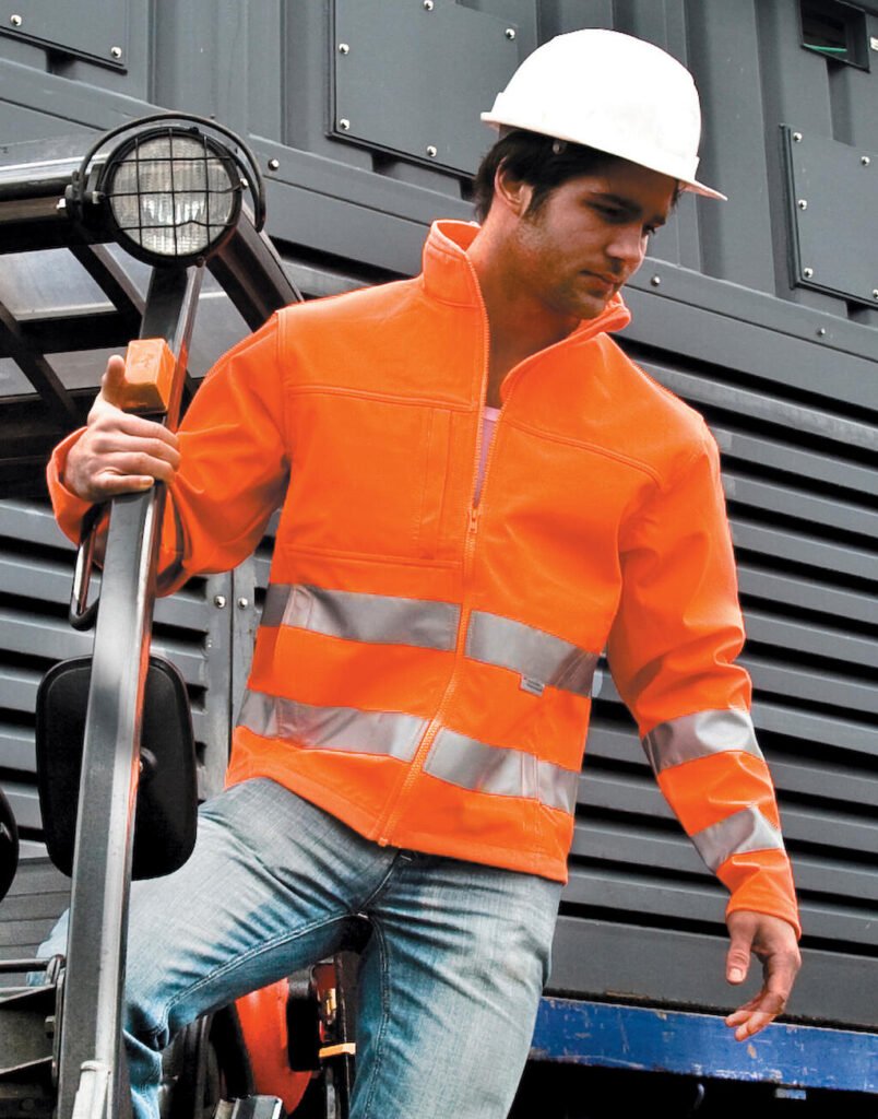 Vêtement haute visibilité Result Safe-Guard Hi-Vis Softshell orange fluo