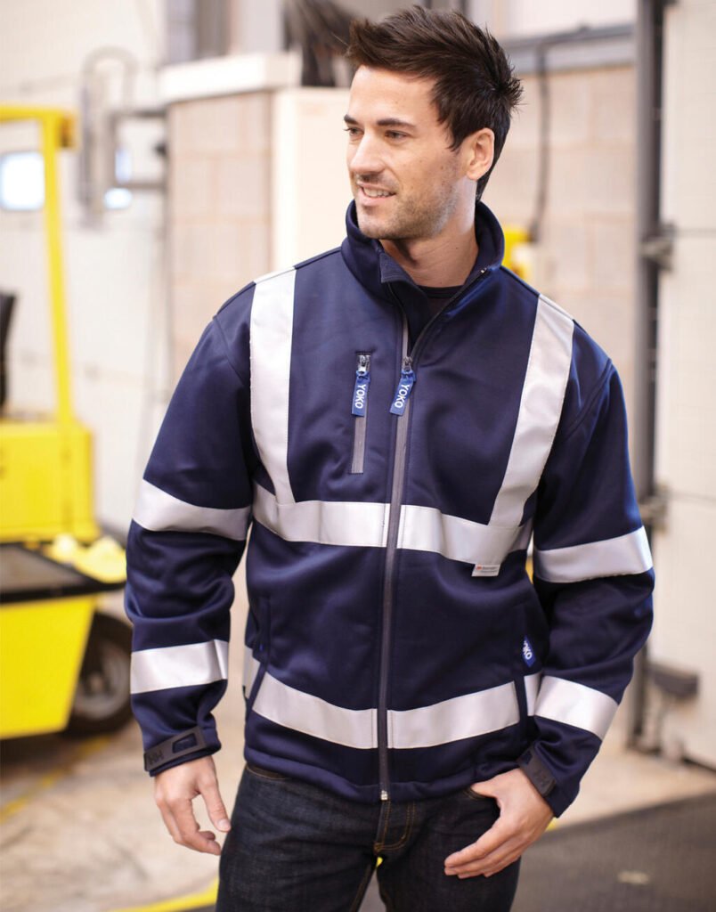 Veste Yoko Fluo Softshell marine