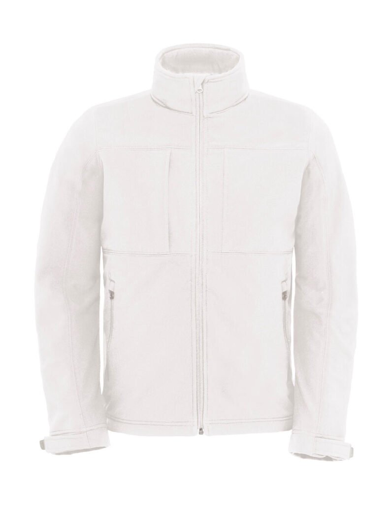 Veste B&C Outerwear Softshell blanc