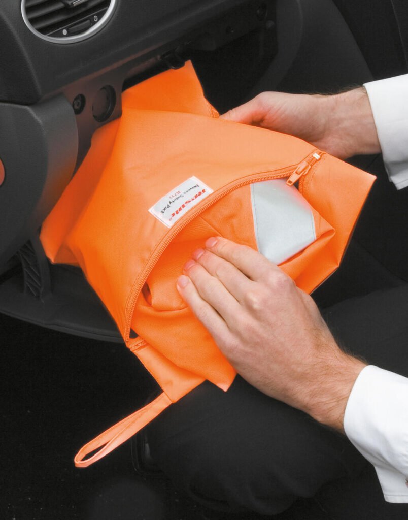 Gilet haute visibilité Result Safe-Guard Pocket for Safety Vests orange fluo