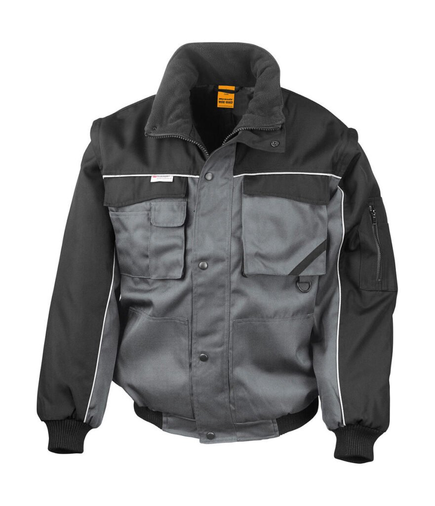 Veste Result Work-Guard Heavy Duty gris / noir