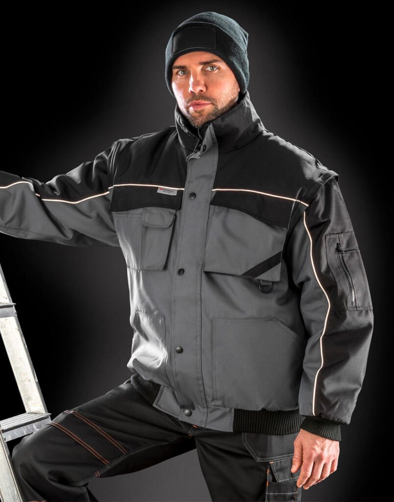 Veste Result Work-Guard Heavy Duty gris / noir