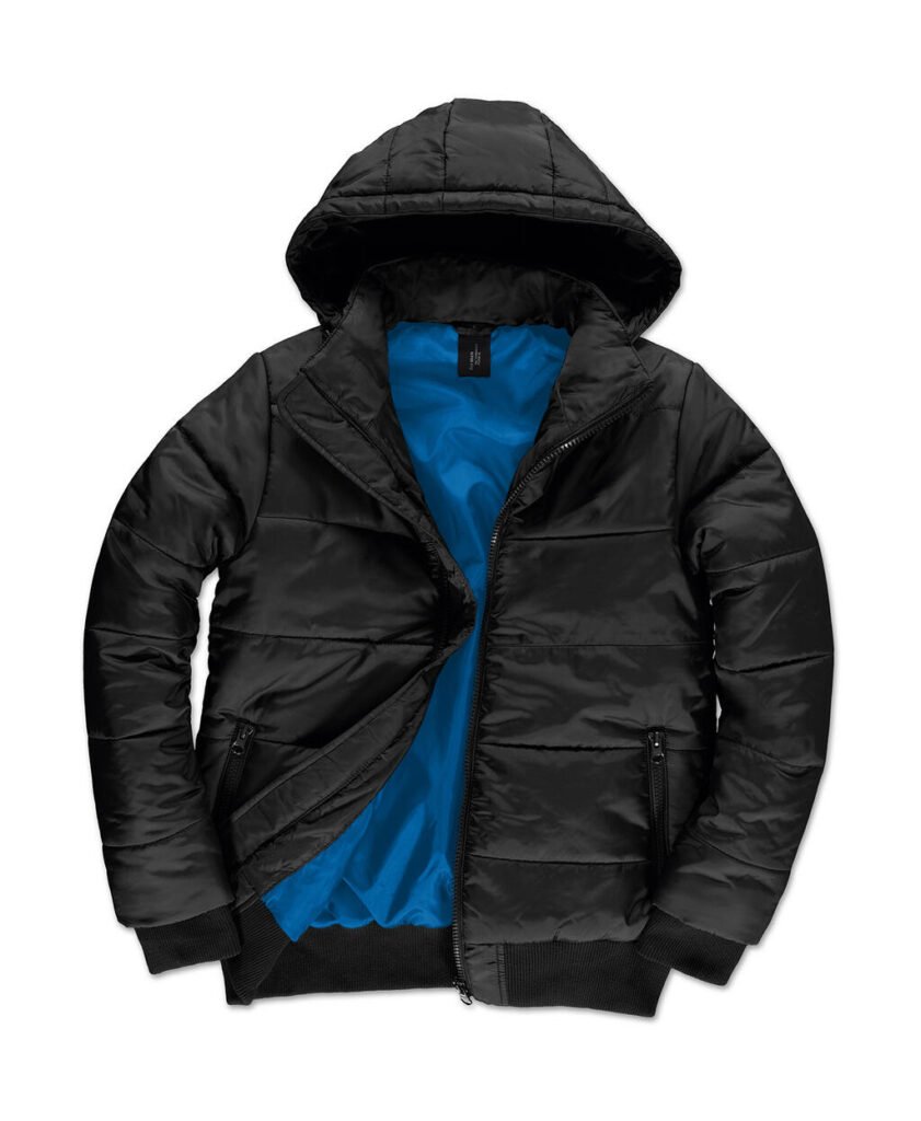 Veste B&C Outerwear Superhood noir / cobalt blue