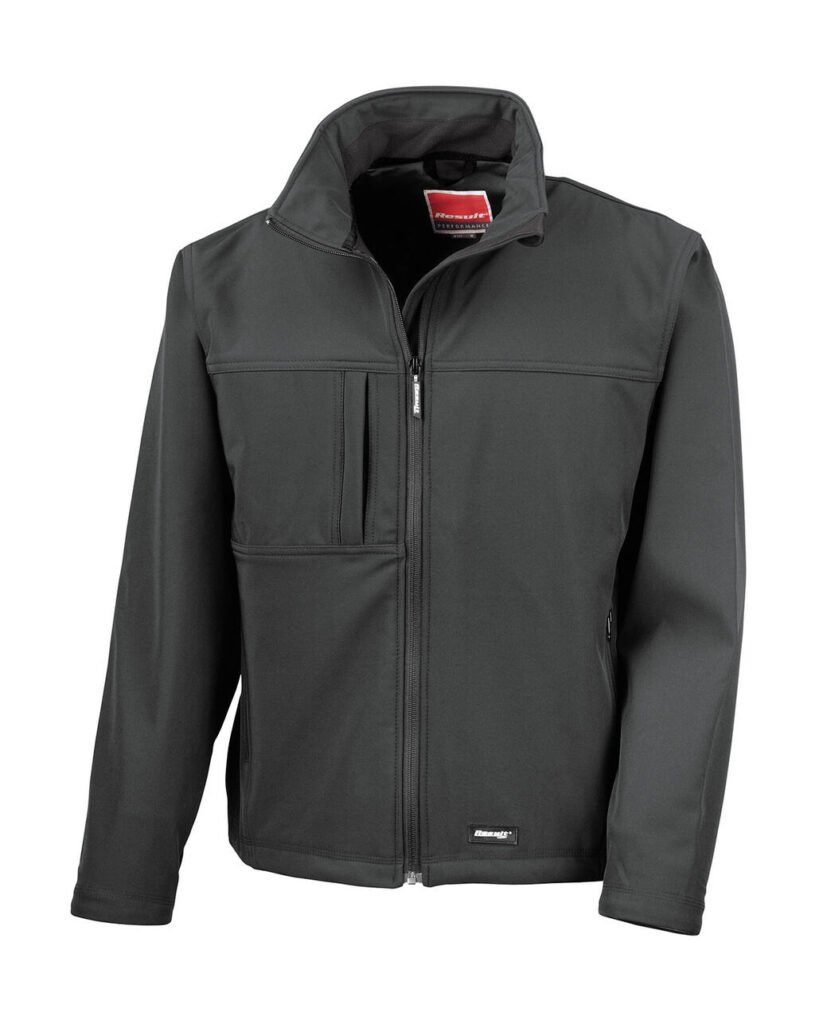 Veste Result Recycled Classic Softshell noir