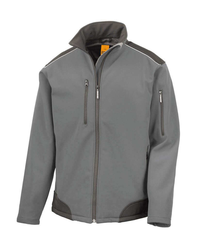 Veste Result Work-Guard Ripstop Softshell Work gris / noir