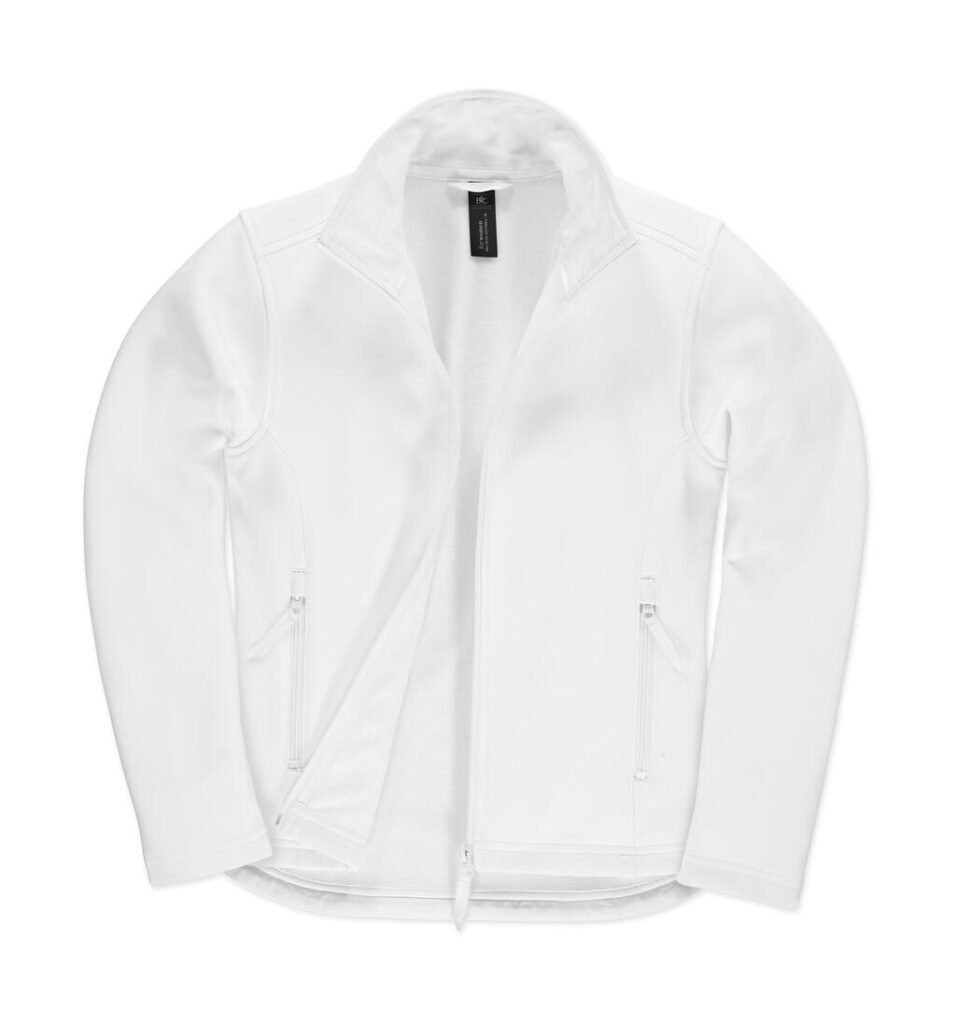 Veste B&C Outerwear Softshell ID.701 blanc / blanc