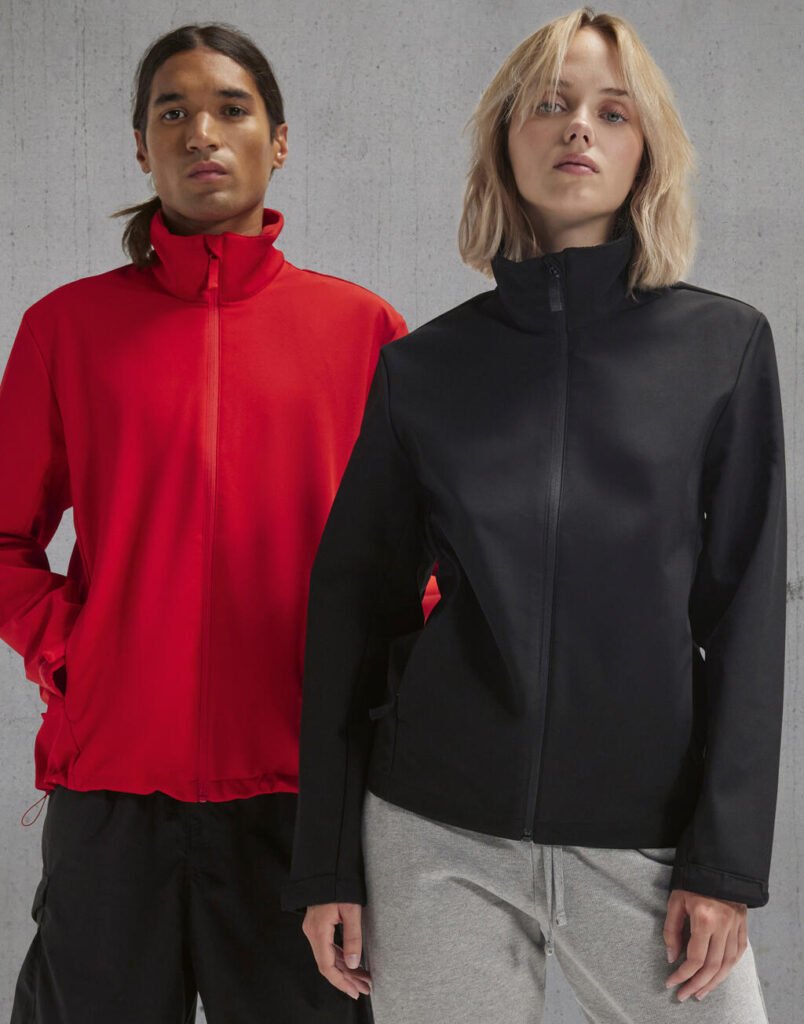 Veste B&C Outerwear Reset 3Lr Softshell noir