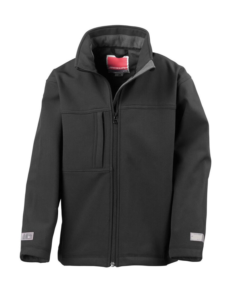 Veste Result Recycled Junior Classic Soft Shell noir