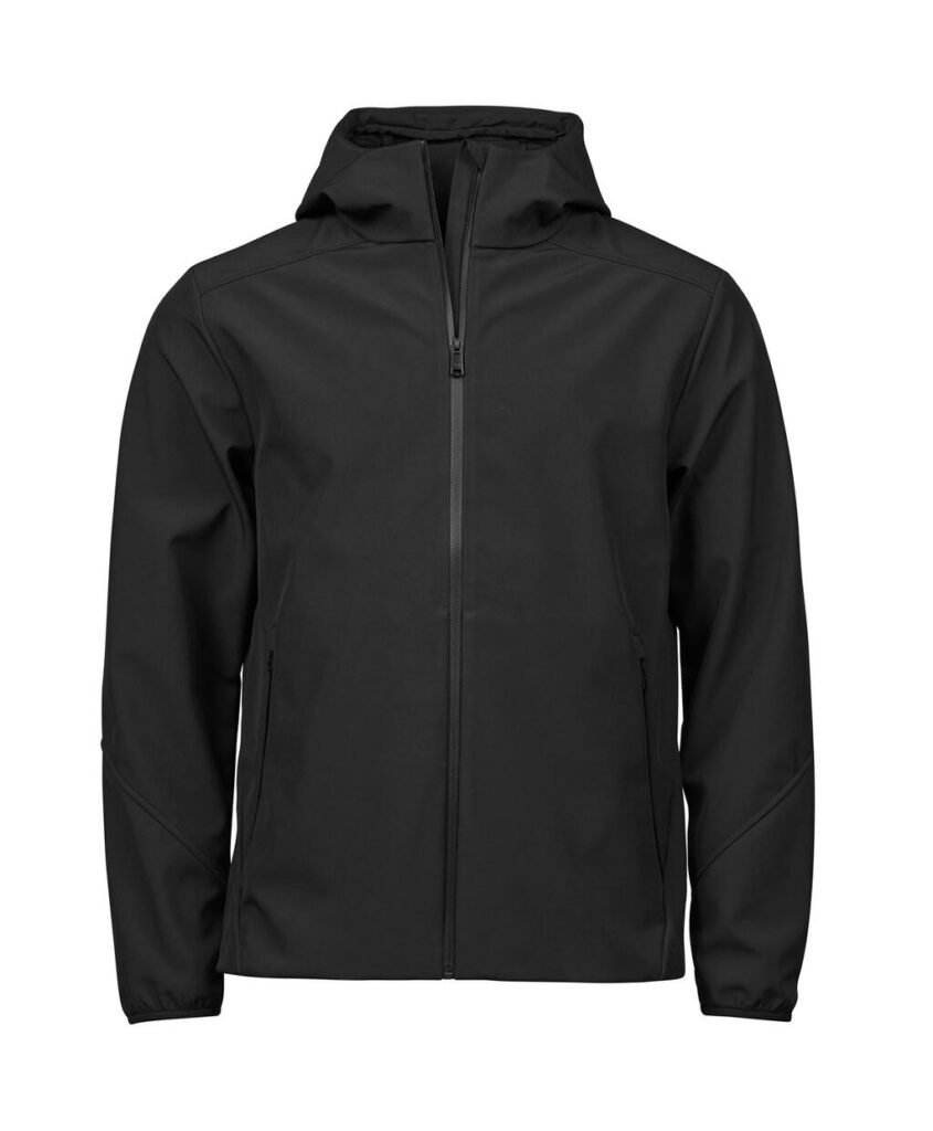 Sweat à capuche Tee Jays Performance Softshell noir