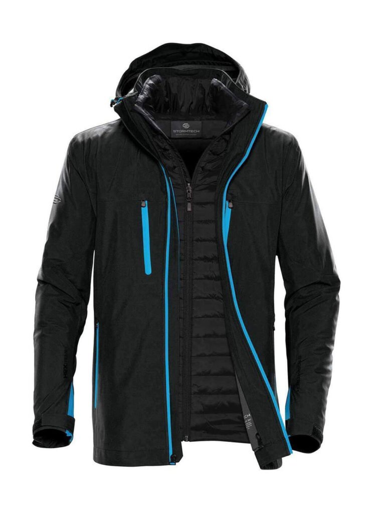 Veste Stormtech Matrix System noir / electric blue