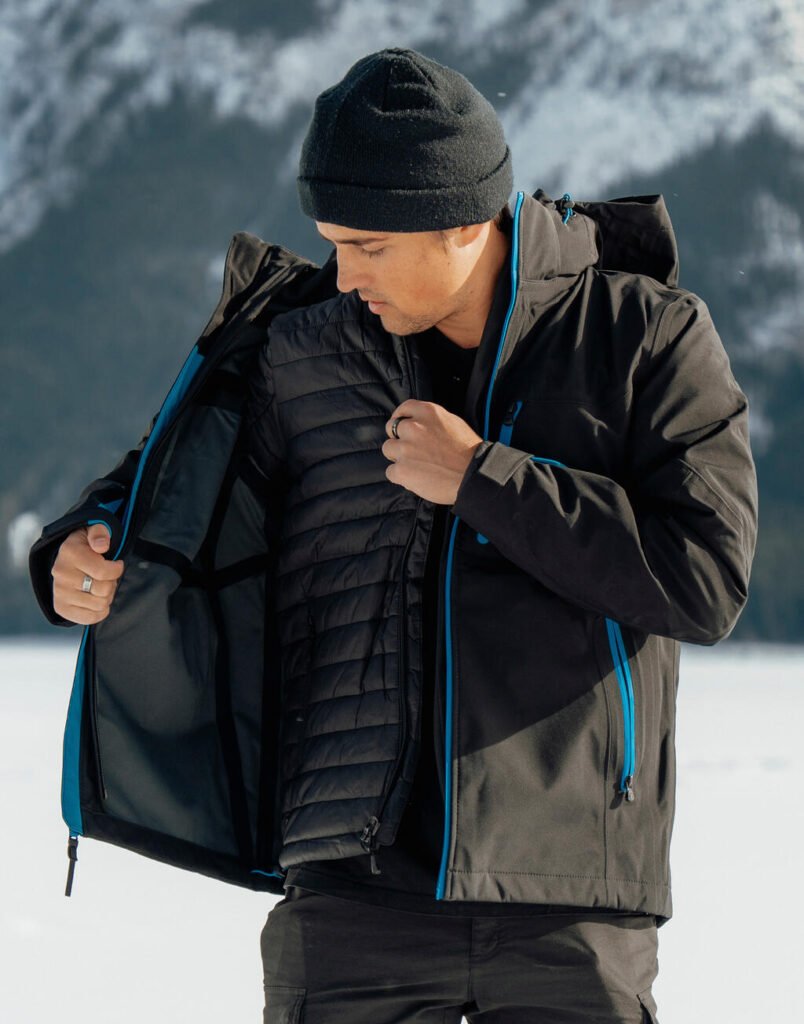 Veste Stormtech Matrix System noir / electric blue
