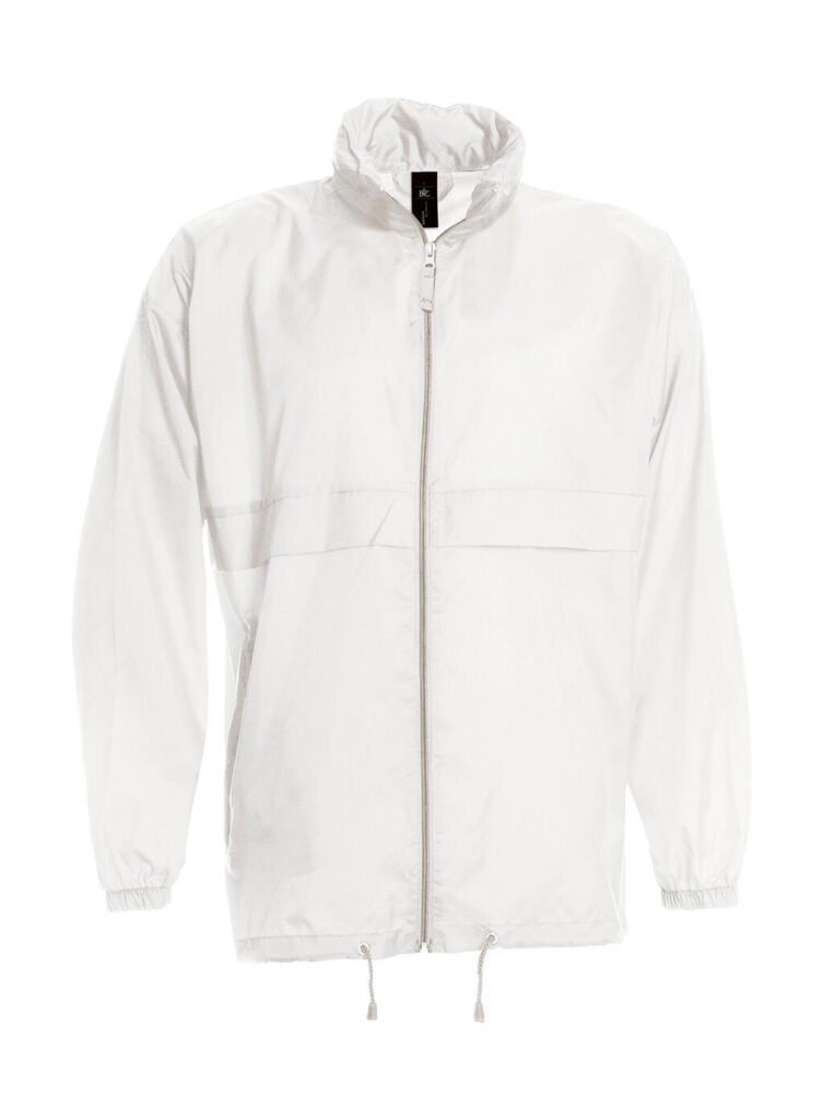 Coupe-vent B&C Outerwear Sirocco Windbreaker blanc