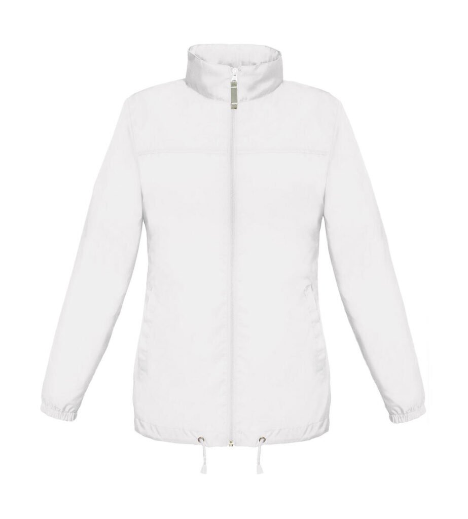 Coupe-vent B&C Outerwear Sirocco Windbreaker blanc