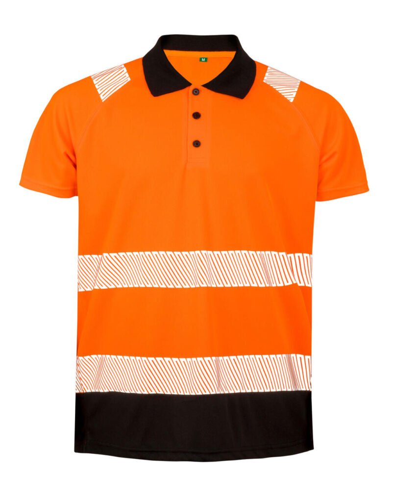Polo Result Recycled Recycled Safety orange fluo