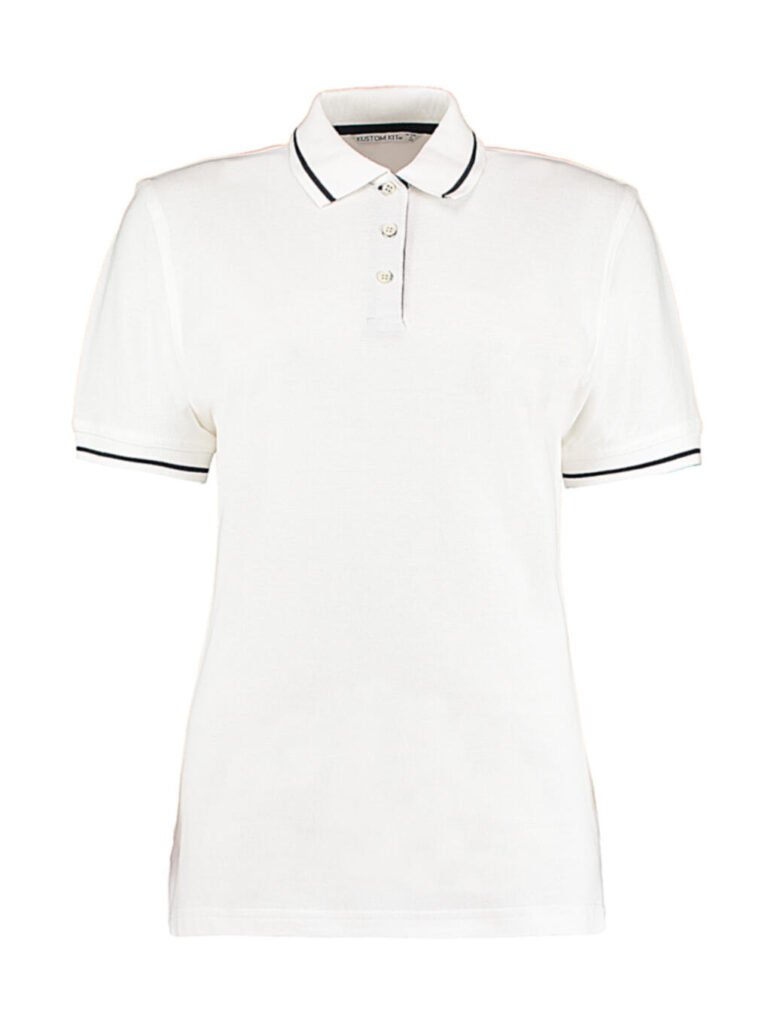 Polo Kustom Kit St. Mellion blanc / rouge