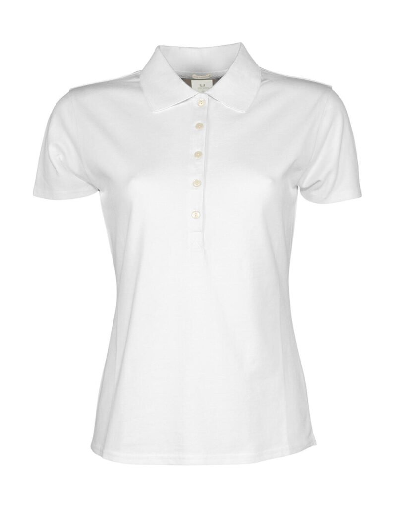 Polo Tee Jays Luxury Stretch blanc