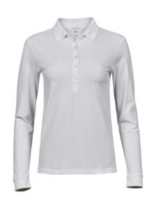 Polo manches longues femme 215 g
