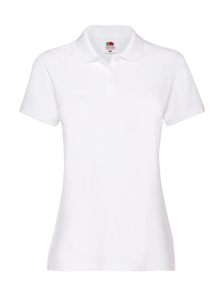 Polo Fruit of the Loom Premium blanc