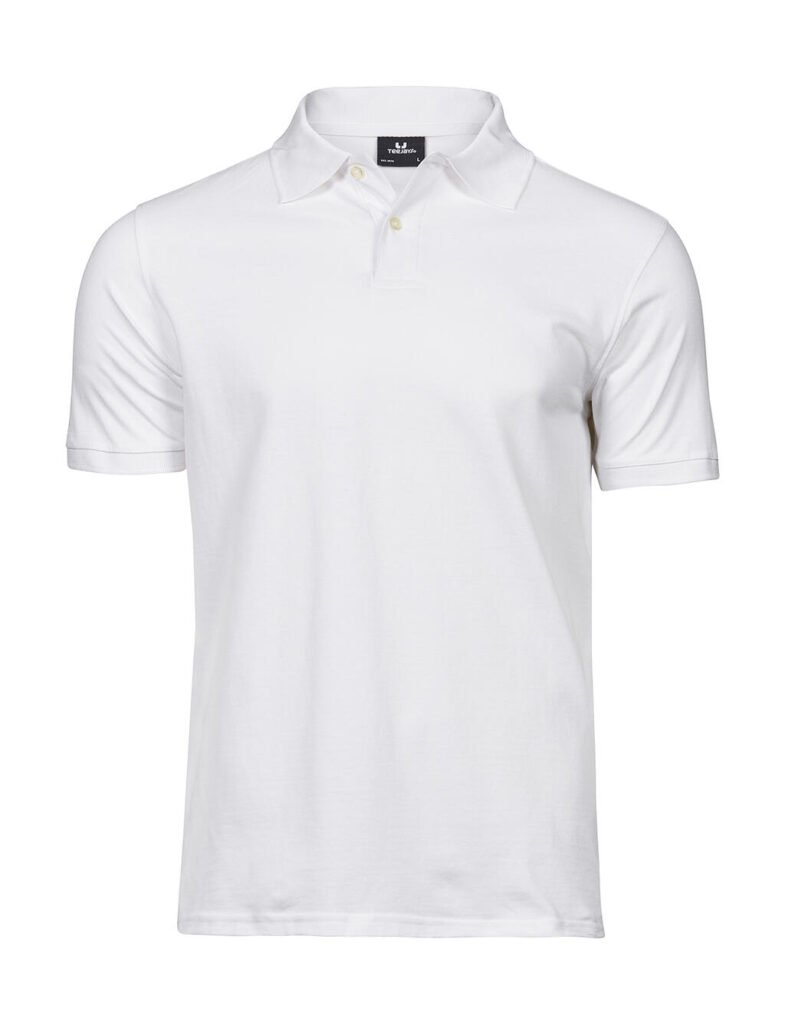 Polo Tee Jays Heavy Pique blanc