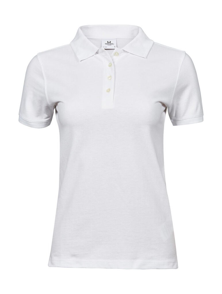 Polo Tee Jays Heavy Pique blanc