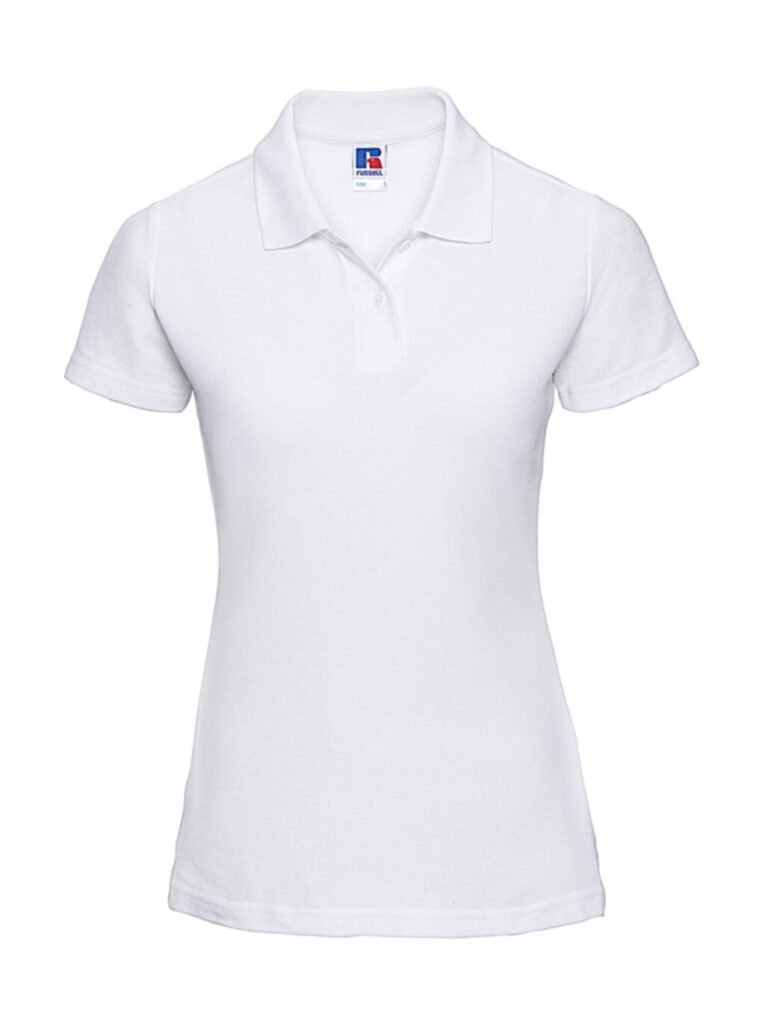 Polo Russell Athletic Ladies' Classic Polycotton blanc