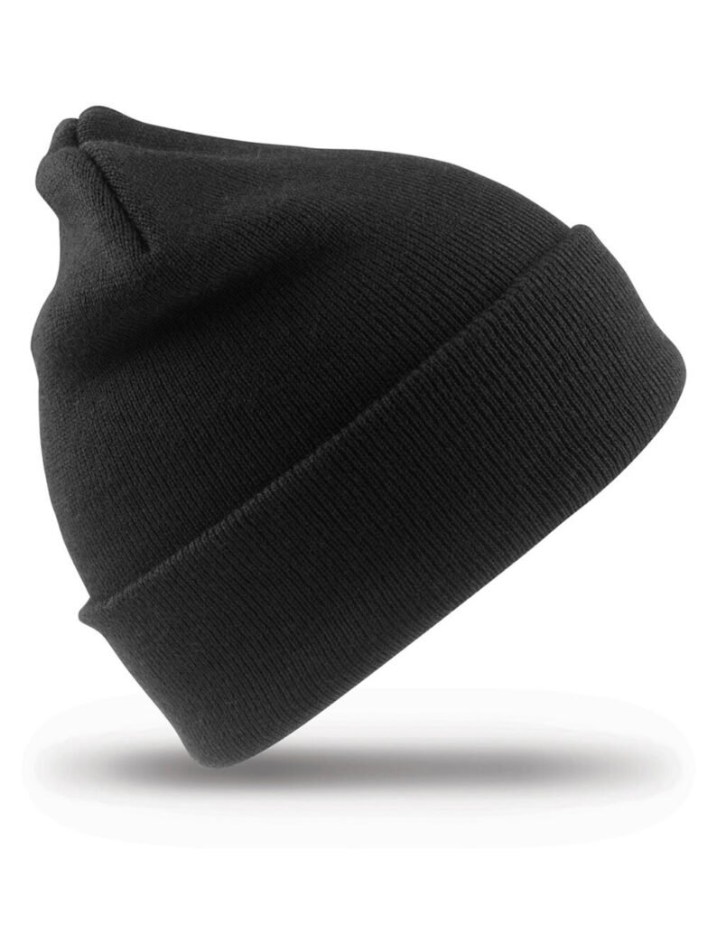 Chapeau Result Recycled Recycled Woolly Ski Hat noir