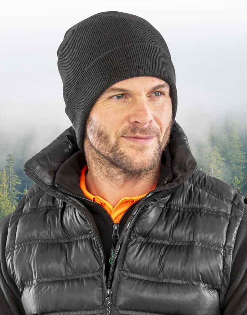 Chapeau Result Recycled Recycled Woolly Ski Hat noir