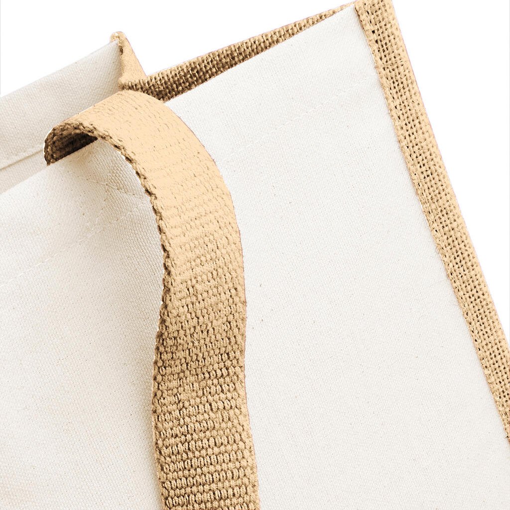 Tote bag Westford Mill Printers' Jute Classic Shopper naturel