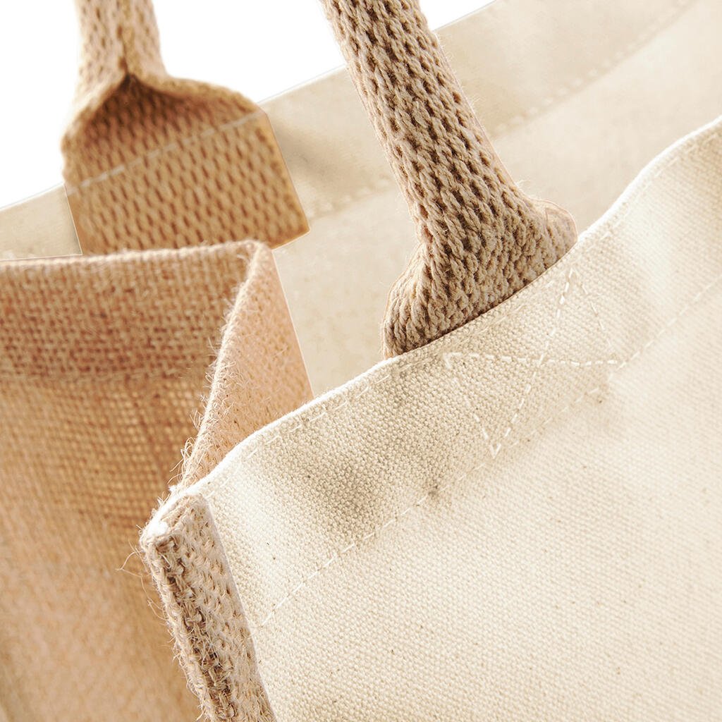 Tote bag Westford Mill Printers' Midi Jute naturel