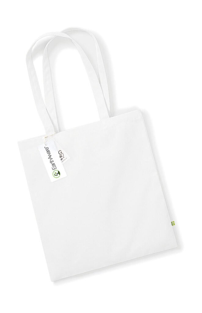 Tote bag Westford Mill EarthAware™ Organic for Life blanc