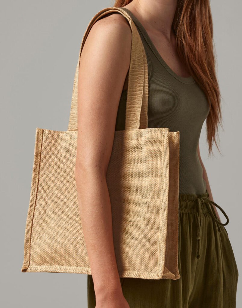 Tote bag Westford Mill Jute Compact Tote naturel