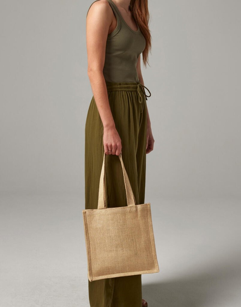 Tote bag Westford Mill Jute Compact Tote naturel