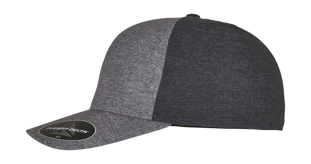 Casquette Flexfit Delta® Carbon – 2 Tone bleu chiné / anthracite chiné