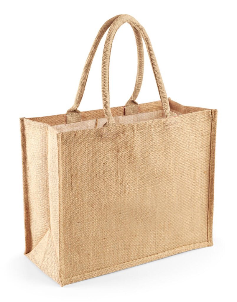 Tote bag Westford Mill Classic Jute Shopper naturel