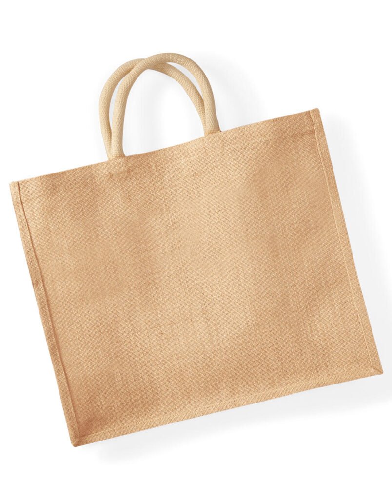 Tote bag Westford Mill Jumbo Jute Shopper naturel