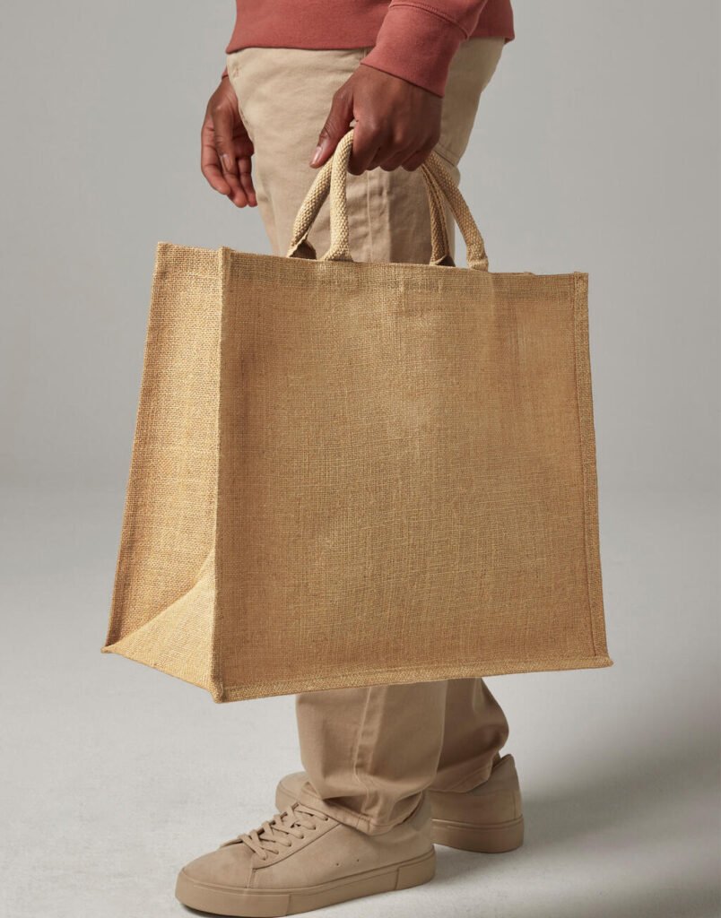 Tote bag Westford Mill Jumbo Jute Shopper naturel