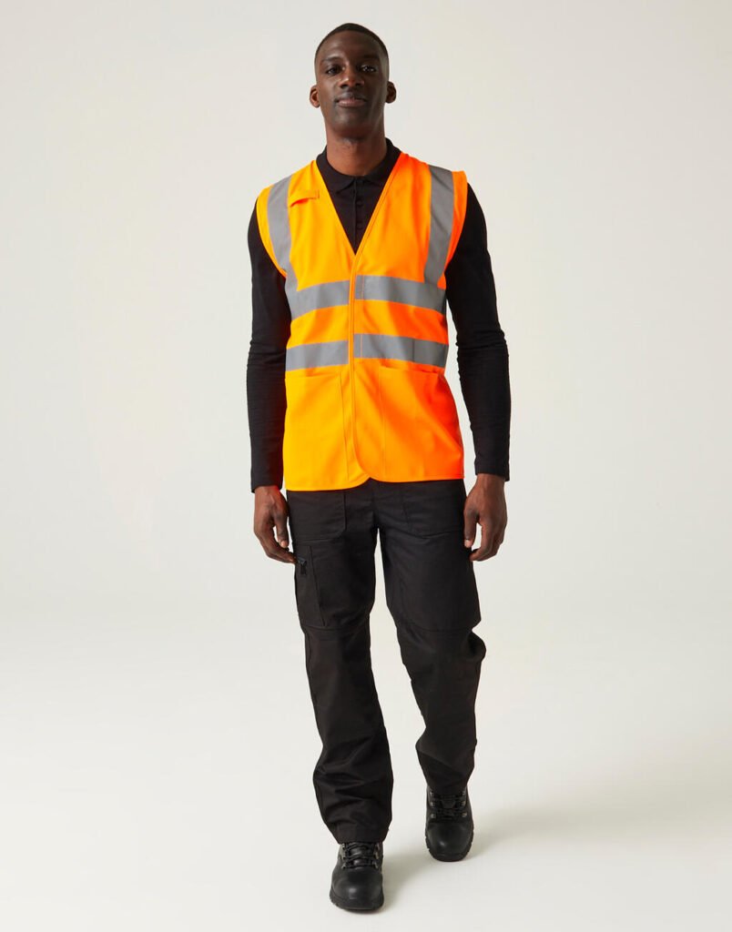 Gilet haute visibilité Regatta High Visibility Pro Hi-Vis Supervisor Vest orange