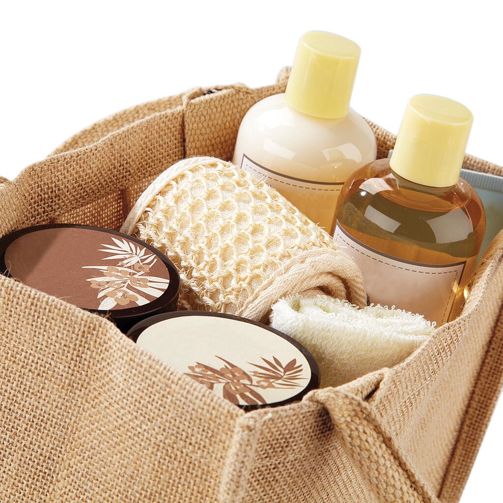 Tote bag Westford Mill Jute Mini Gift naturel