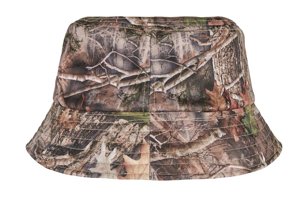 Bob Flexfit Sherpa Real Tree Camo Reversible Bucket Hat camo tree