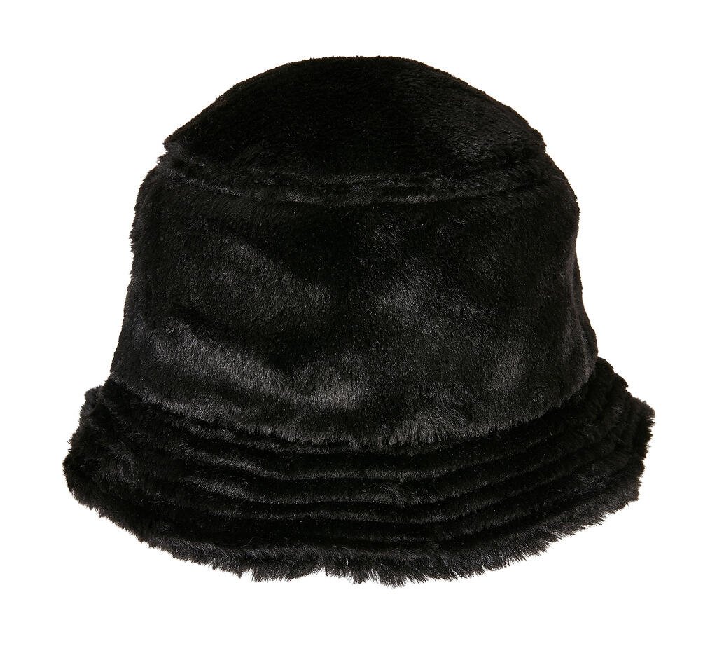 Bob Flexfit Fake Fur Bucket Hat noir
