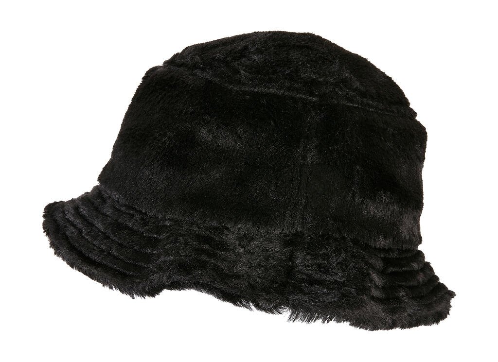 Bob Flexfit Fake Fur Bucket Hat noir