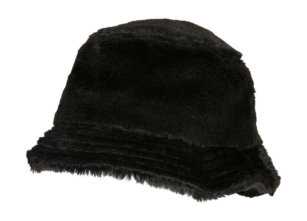 Bob Flexfit Fake Fur Bucket Hat noir